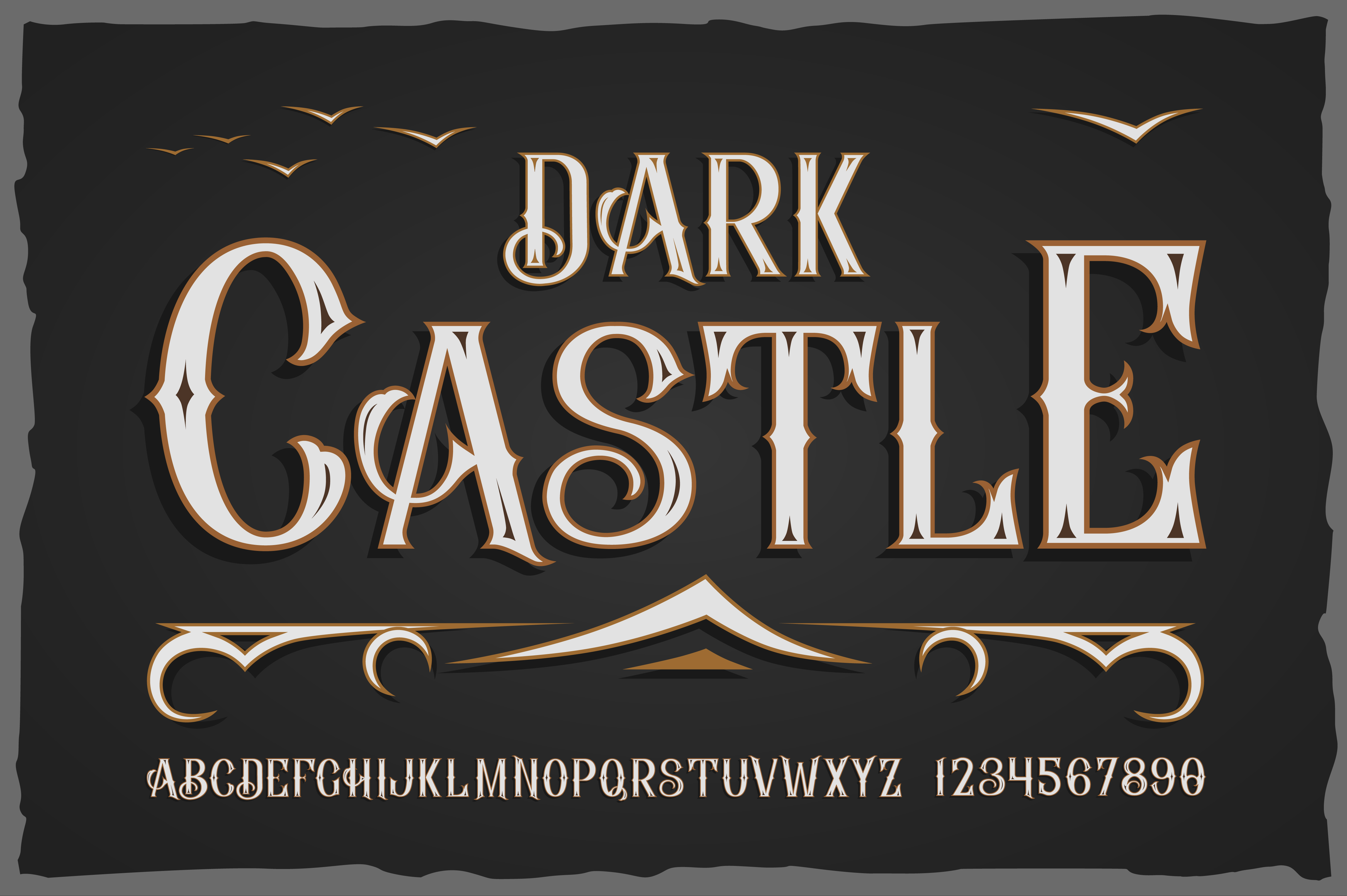 Schriftart Dark Castle